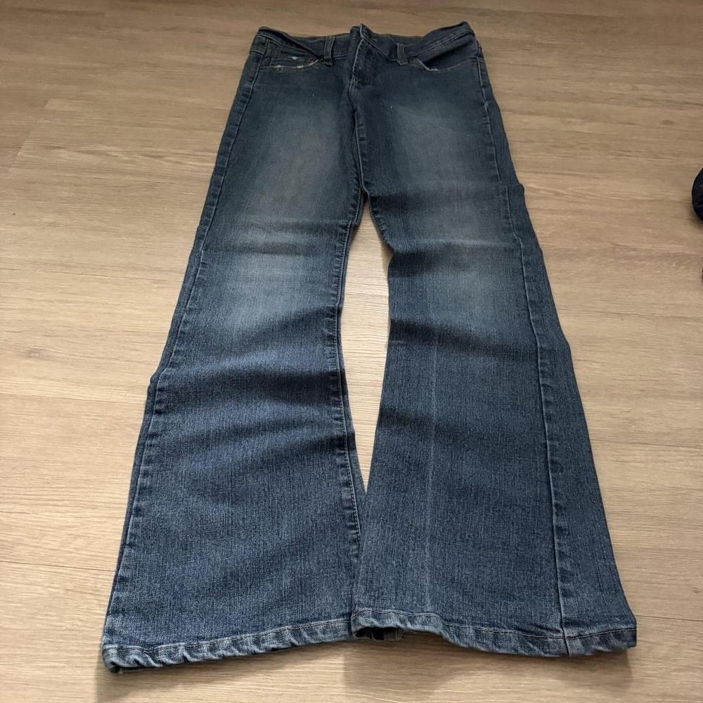 30x30 Faded Blue Bootcut Flared Jeans Y2K 2000s